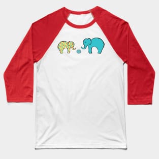 Elephants playing ball Baseball T-Shirt